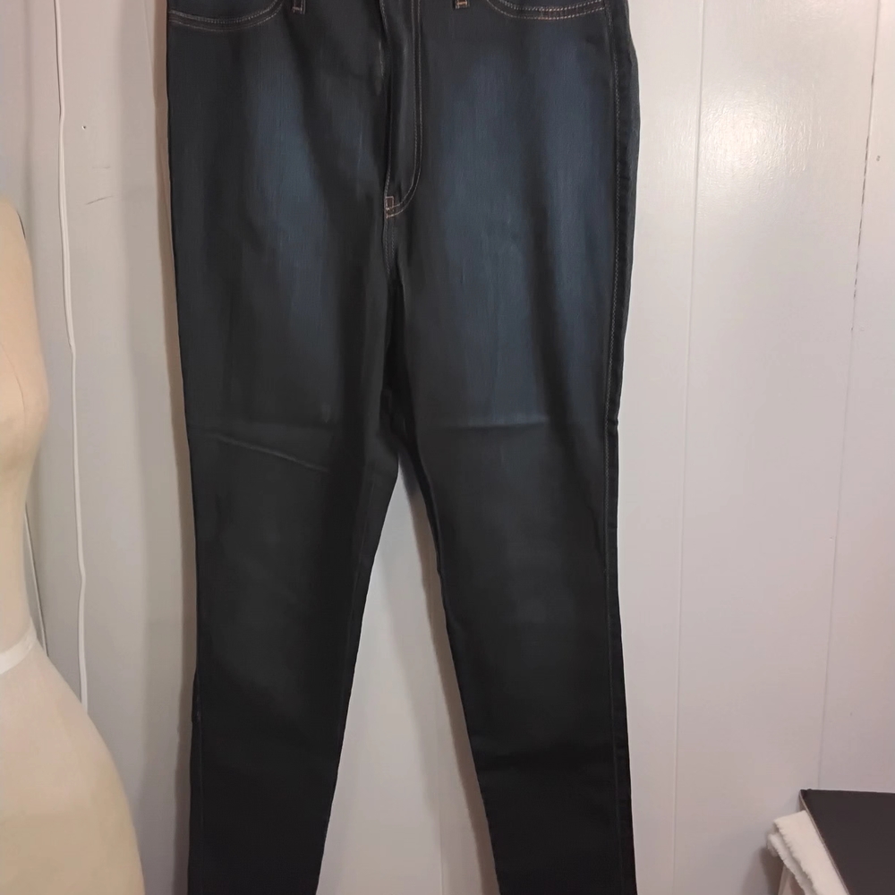 Fashion Nova Dark Blue Skinny Jeans